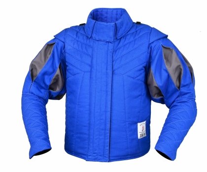 Jacket with protective collar